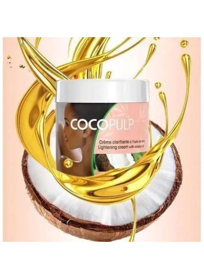 COCOPULP Coconut Oil Skin Lightening and Skin Whitening Cream 300ml - Image 2